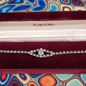 Phyllis Diller Blue Topaz Bracelet